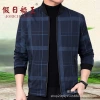 Middle-aged and elderly men's clothing, jackets, spring and autumn thin jackets, men's wear, dad's wear, casual men's clothes Application Scenario